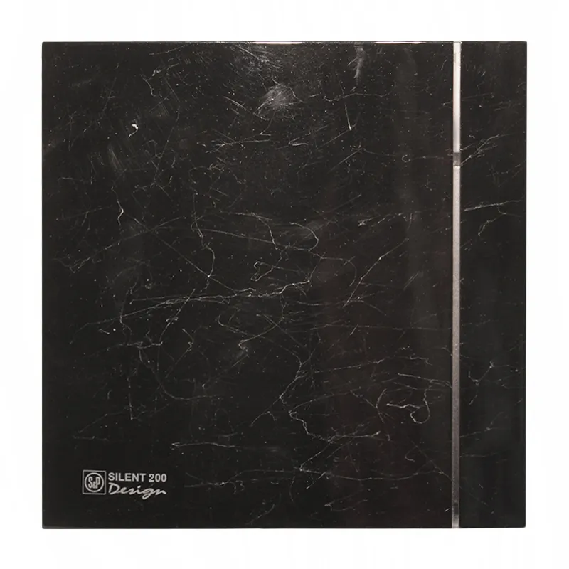 Накладной вентилятор Solar Palau SILENT-200 CZ MARBLE BLACK DESIGN-4C
